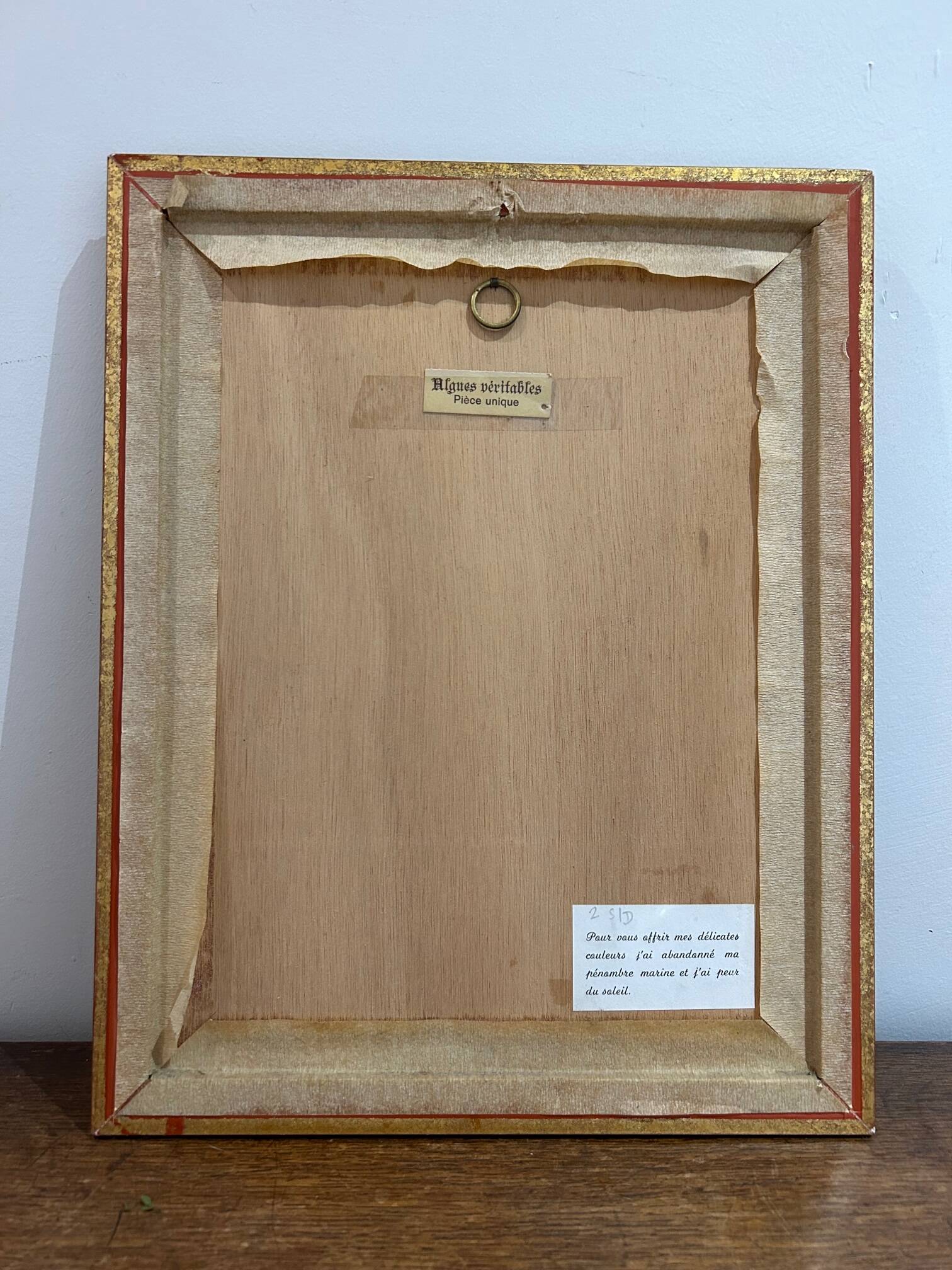 vintage painting natural algae