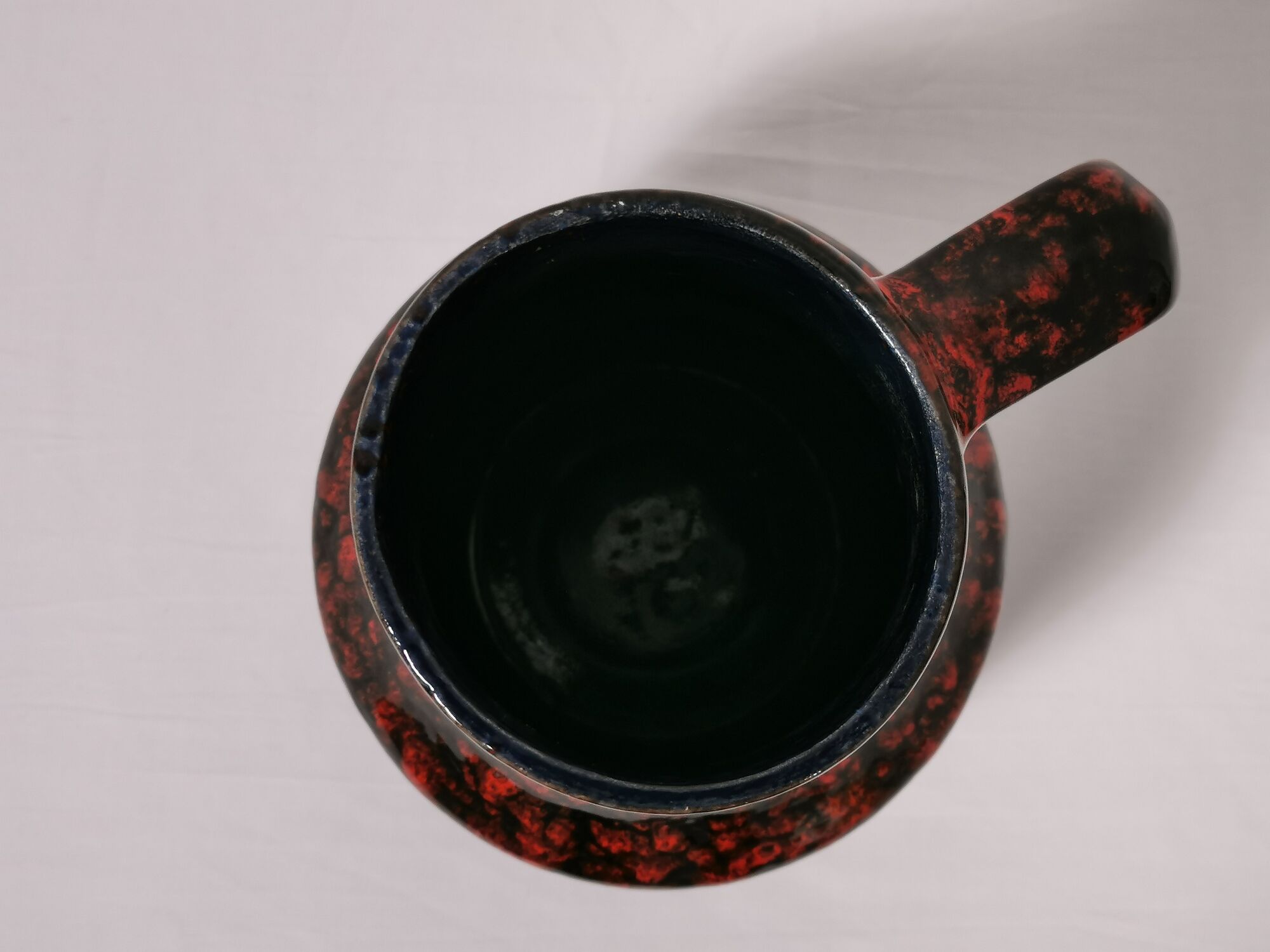 Ceramic drip glaze vase by Scheurich West Germany, 1960's