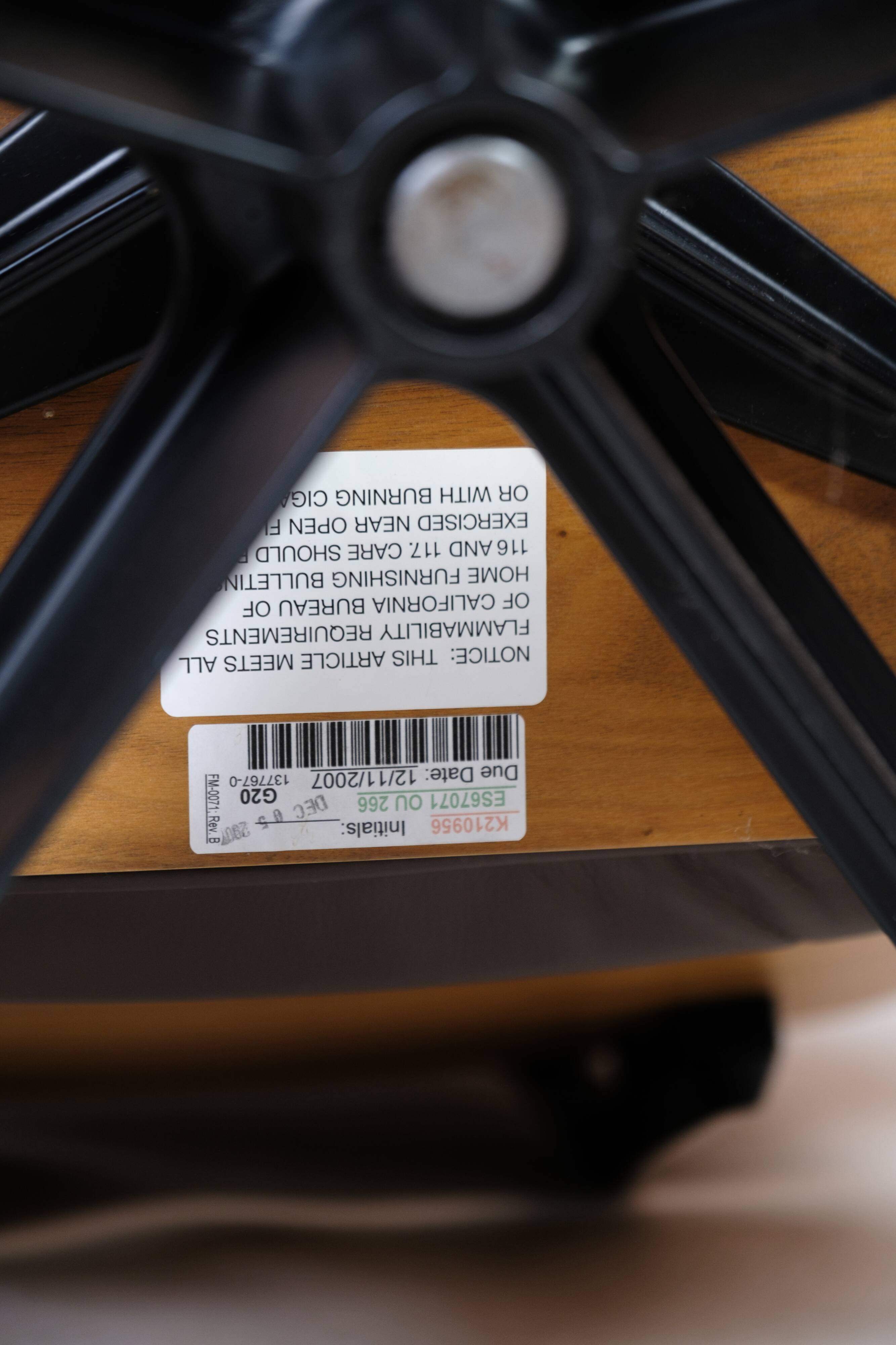 Charles Eames Lounge Chair In Brown Leather And Light Walnut