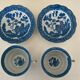 Two Blue Willow porcelain tea cups