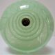 Wall lamp Art Deco porcelain brass glass Clichy almond green