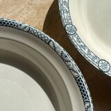 Pair of ironstone dishes