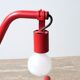 Lampe tubulaire rouge, années 80