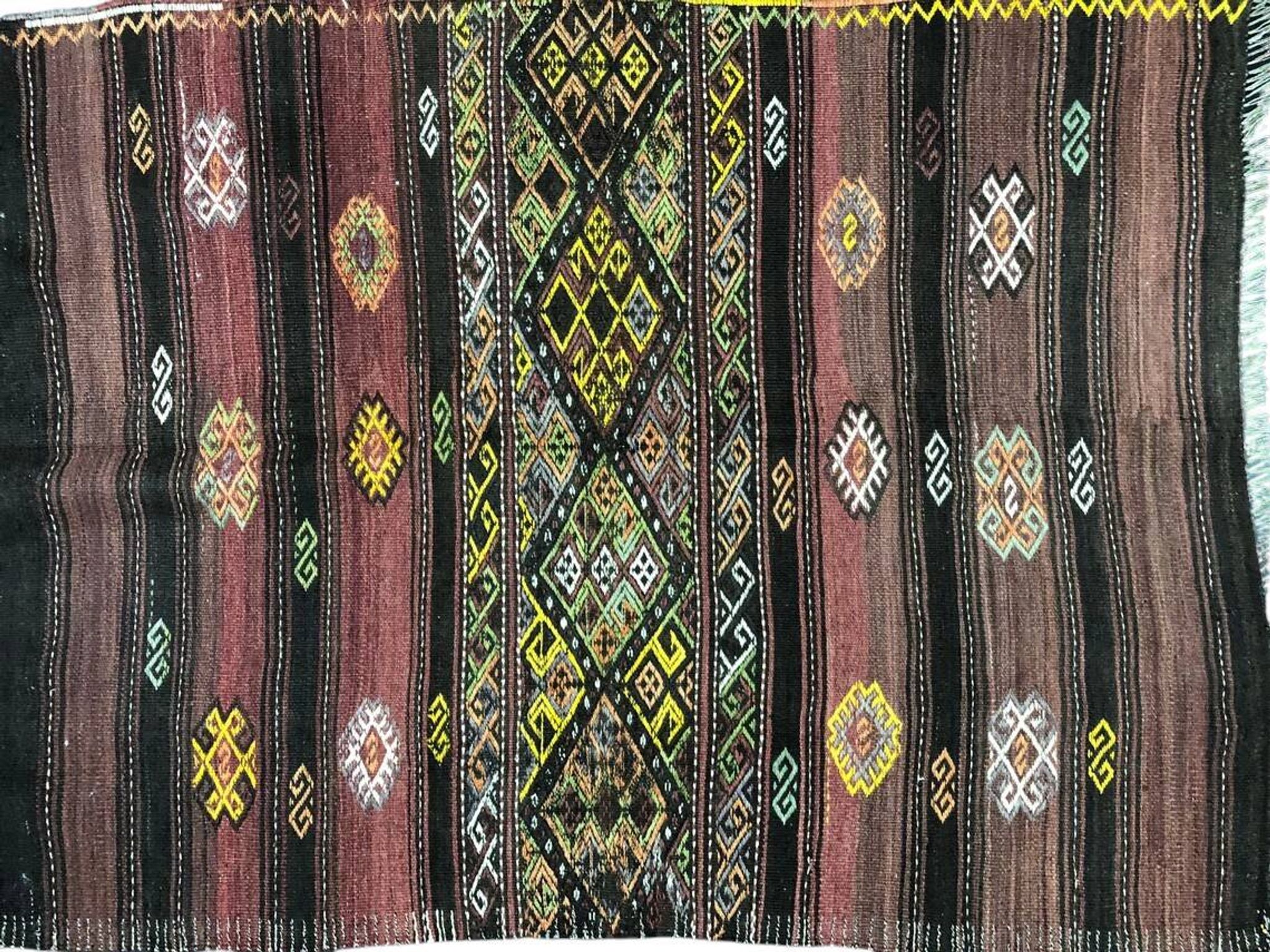 Oushak Handwoven Tribal Kilim Rug