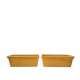 Pair of glazed ceramic planters SILMA Italy - 1970s