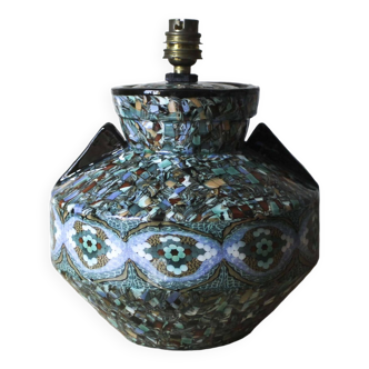 Gerbino Vallauris ceramic lamp base