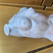 Female nude sculpture in terracotta signed Jean Portal.