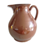 Pitcher brown glazed ceramic ball 60/70 years