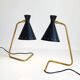Pair of Italian “cocotte” lamps. 50s design