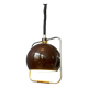 Vintage brown GEPO suspension | Space Age light fixture | Mid-Century Modern ceiling light