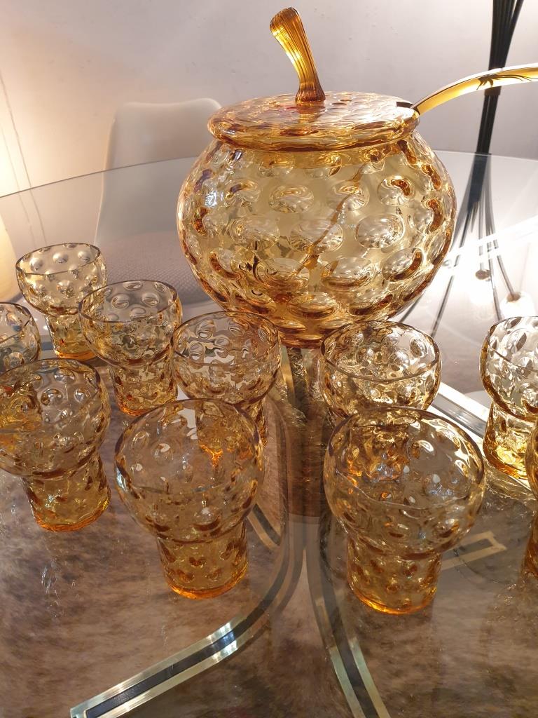 Vintage cocktail service