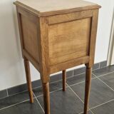 Bedside table - Louis XVI style - Solid oak