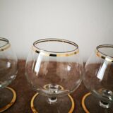 Set de 8 verres ballon à cognac ancien ou alcool