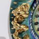H. Bequet Quaregnon ceramic plate, Belgium 1950s.