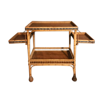 1950s rattan dessert