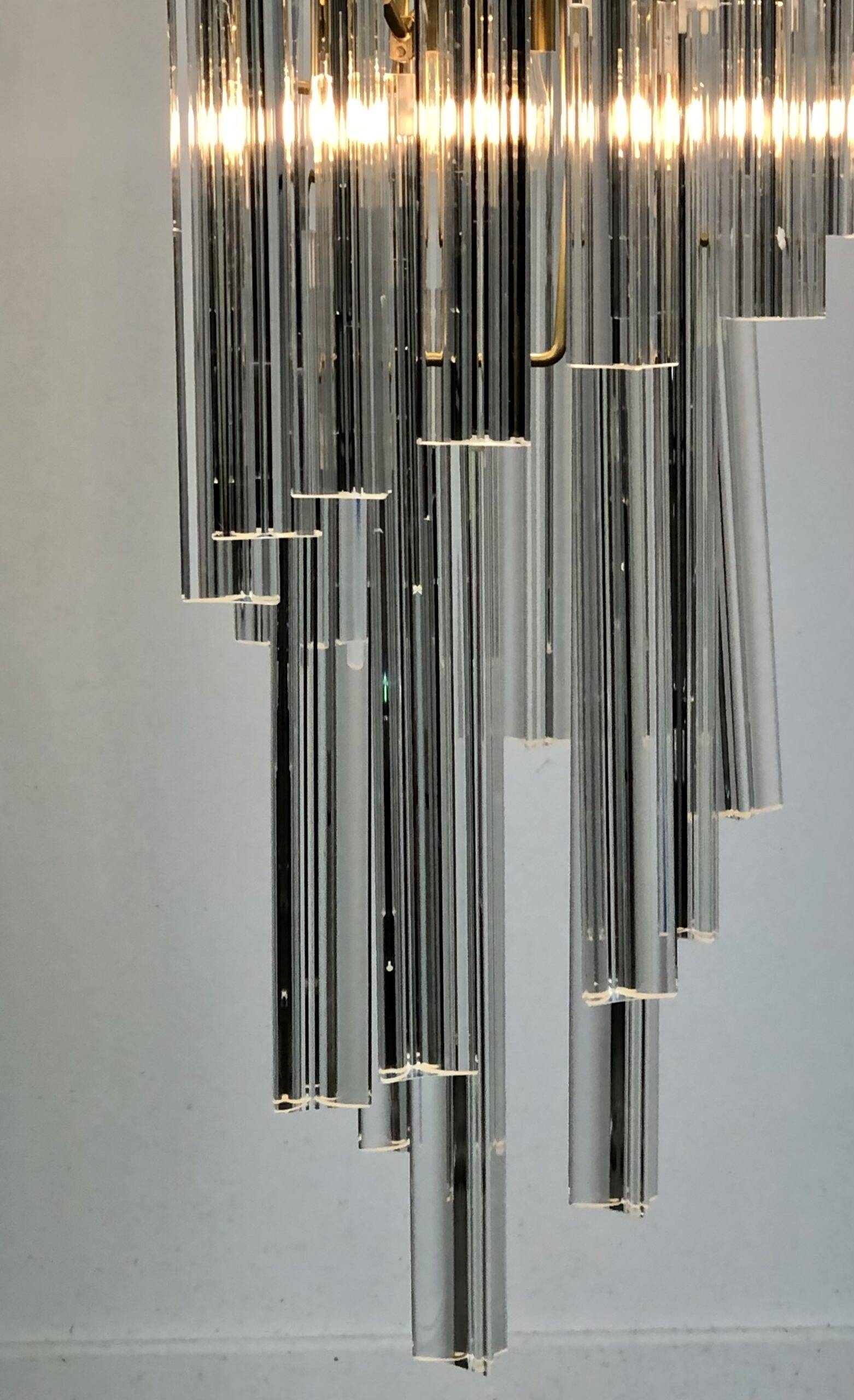 Murano glass chandelier 1980s