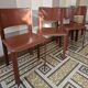 Chaises en Cuir Rouge Cidue Italie 1970