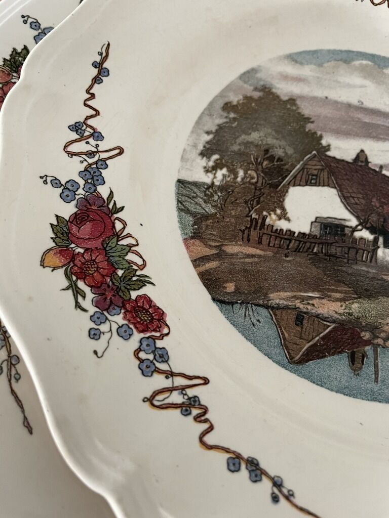 Obernai presentation plate and plate