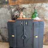 Asymmetrical art deco sideboard