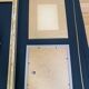 Set of 8 gilded wood or resin or vintage brass frames