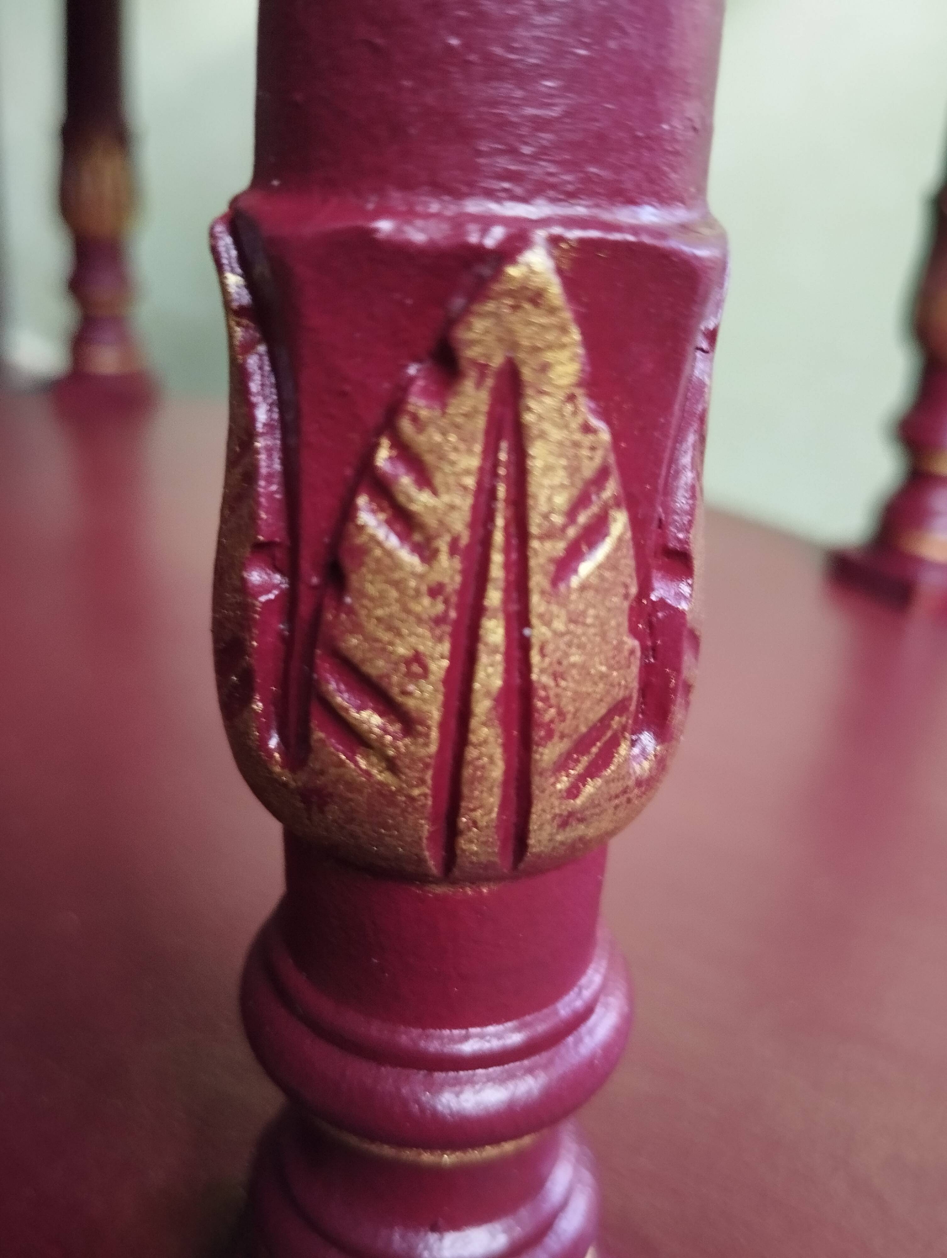 Tavolino ovale stile neoclassico rivisitato