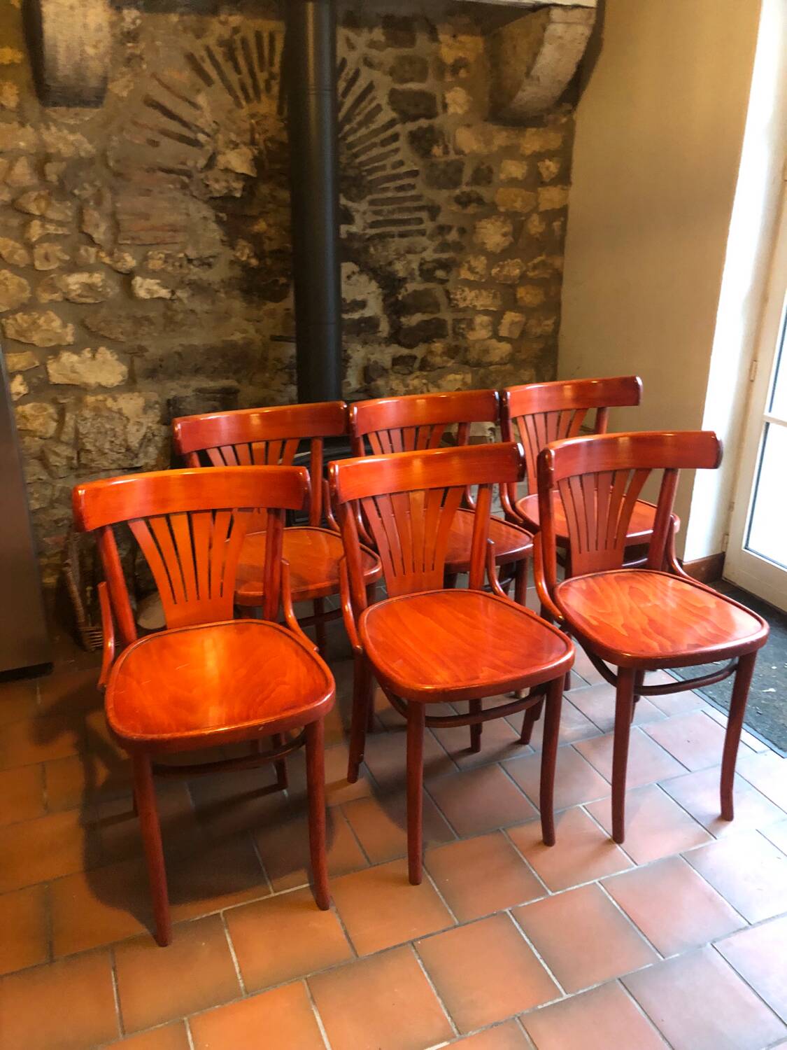 Set of bistro chairs & Baumann