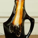 Vallauris-stamped ceramic carafe