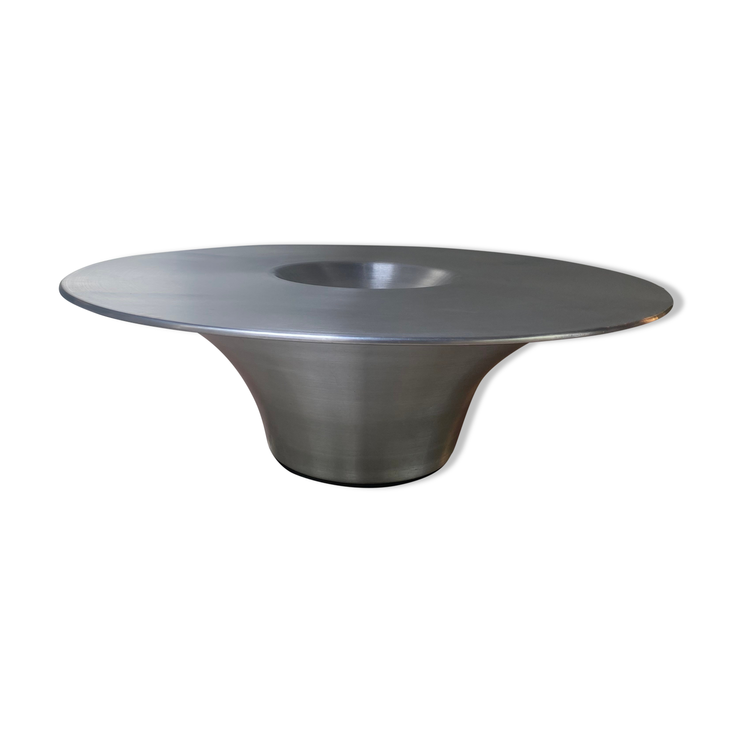Coffee table "Alien" in stainless steel and aluminum -Yasuhiro Shito for Cattelan