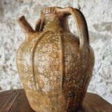 Jarre ancienne en terre cuite – France, XVIIIe siècle – Pot à huile de noix