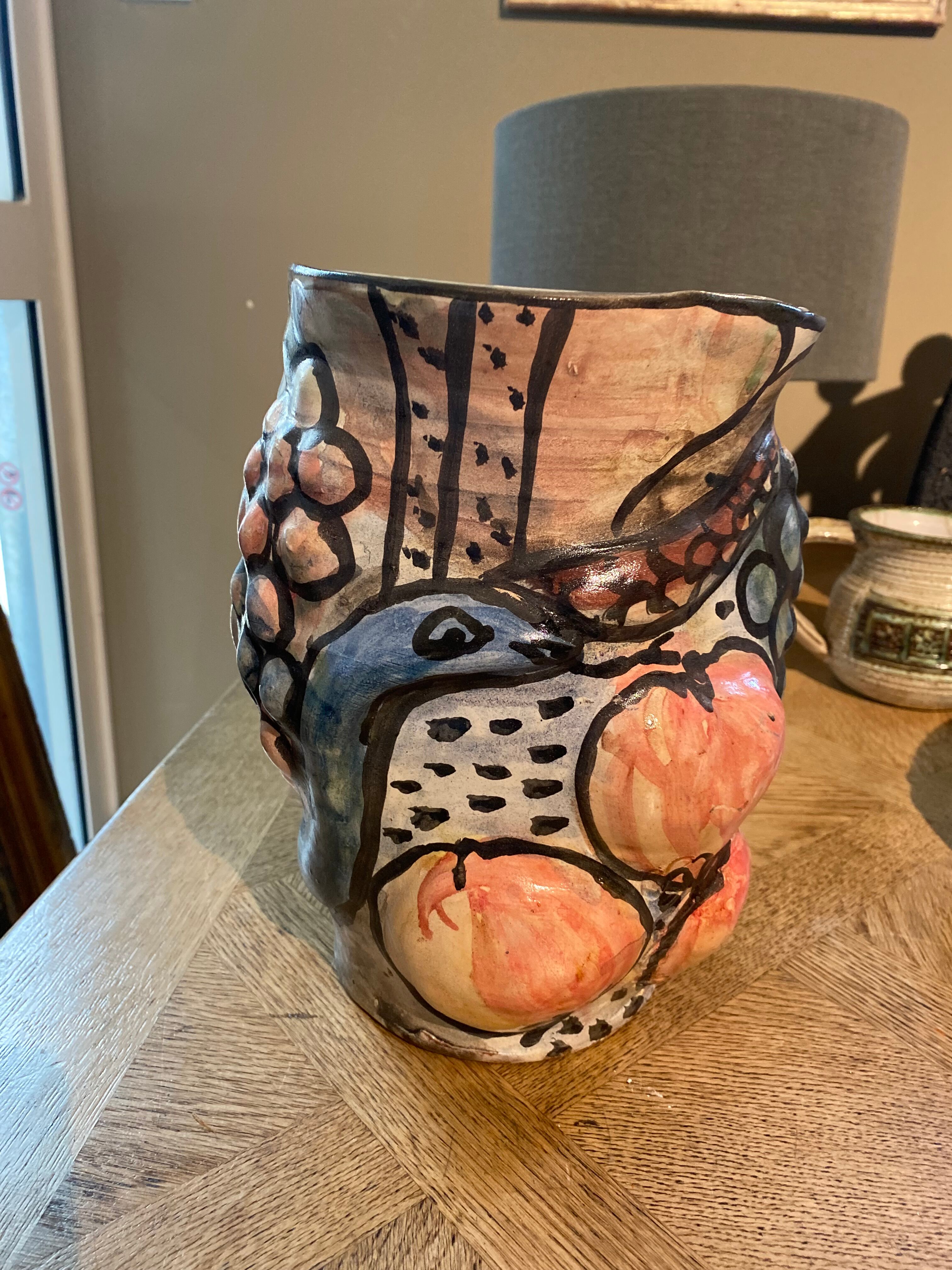 Vase serpent artiste contemporaine