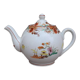 Old teapot Sarreguemines 19th Chinoiserie