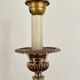 Paire de lampe de table de style Louis XIV du 19ème siècle en métal argenté