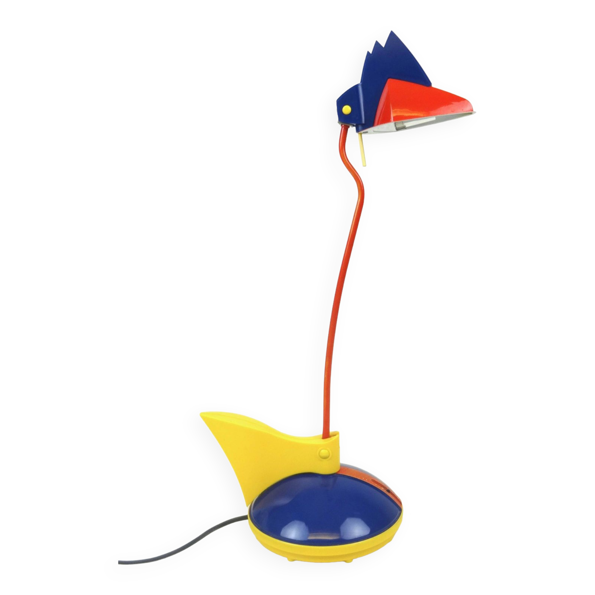 Rare postmodern 80s memphis age desk lamp