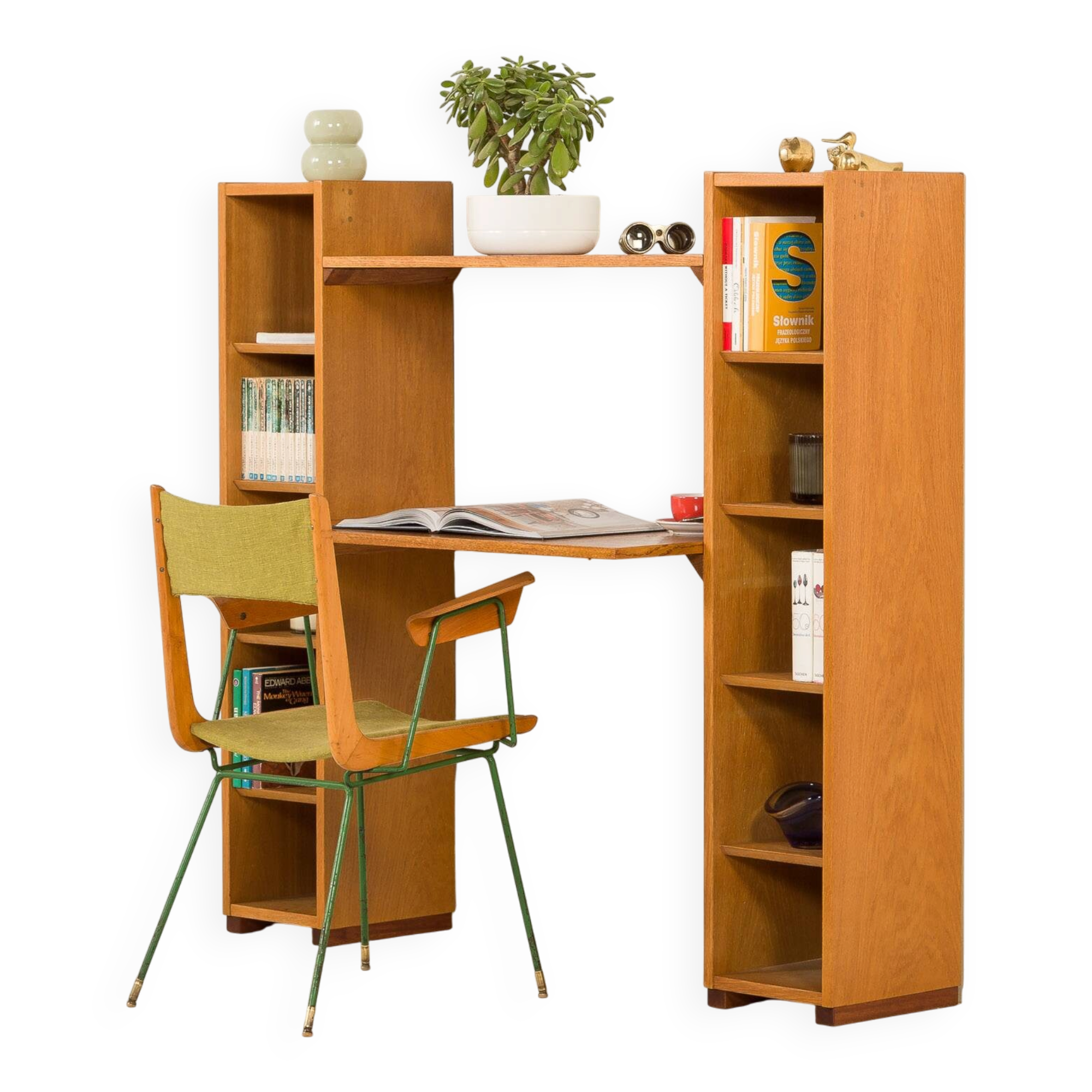 Modular Oak desk by Hundevad, Denmark, 1970s