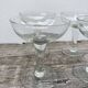 6 verres soufflés / coupes anciennes