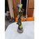 Vase in glass paste and bronze by F. Silviy