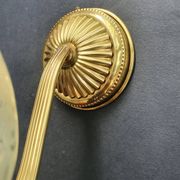 Pair of antique gold wall sconces