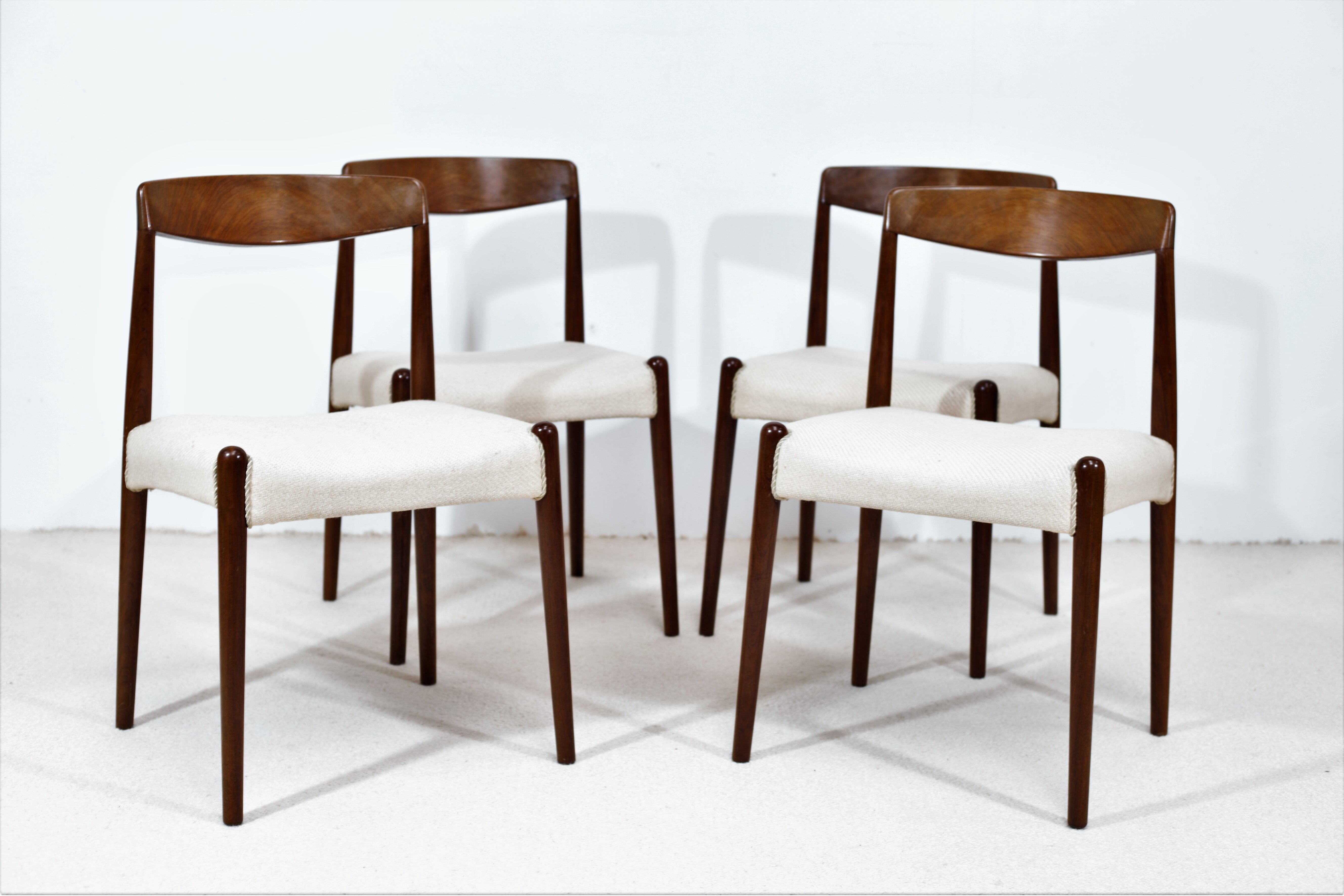 Danish walnut chairs