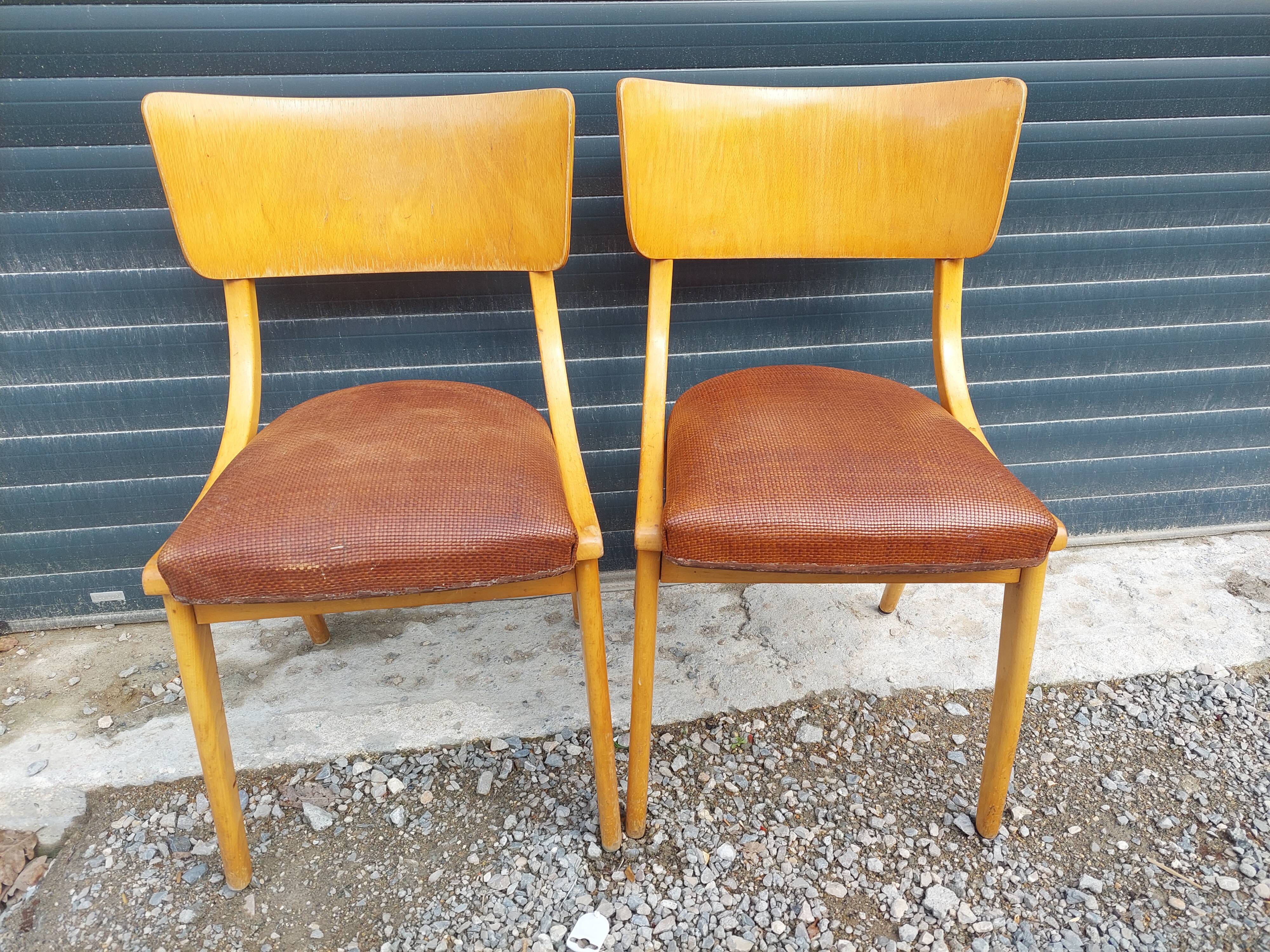 Paire de sièges vintage
