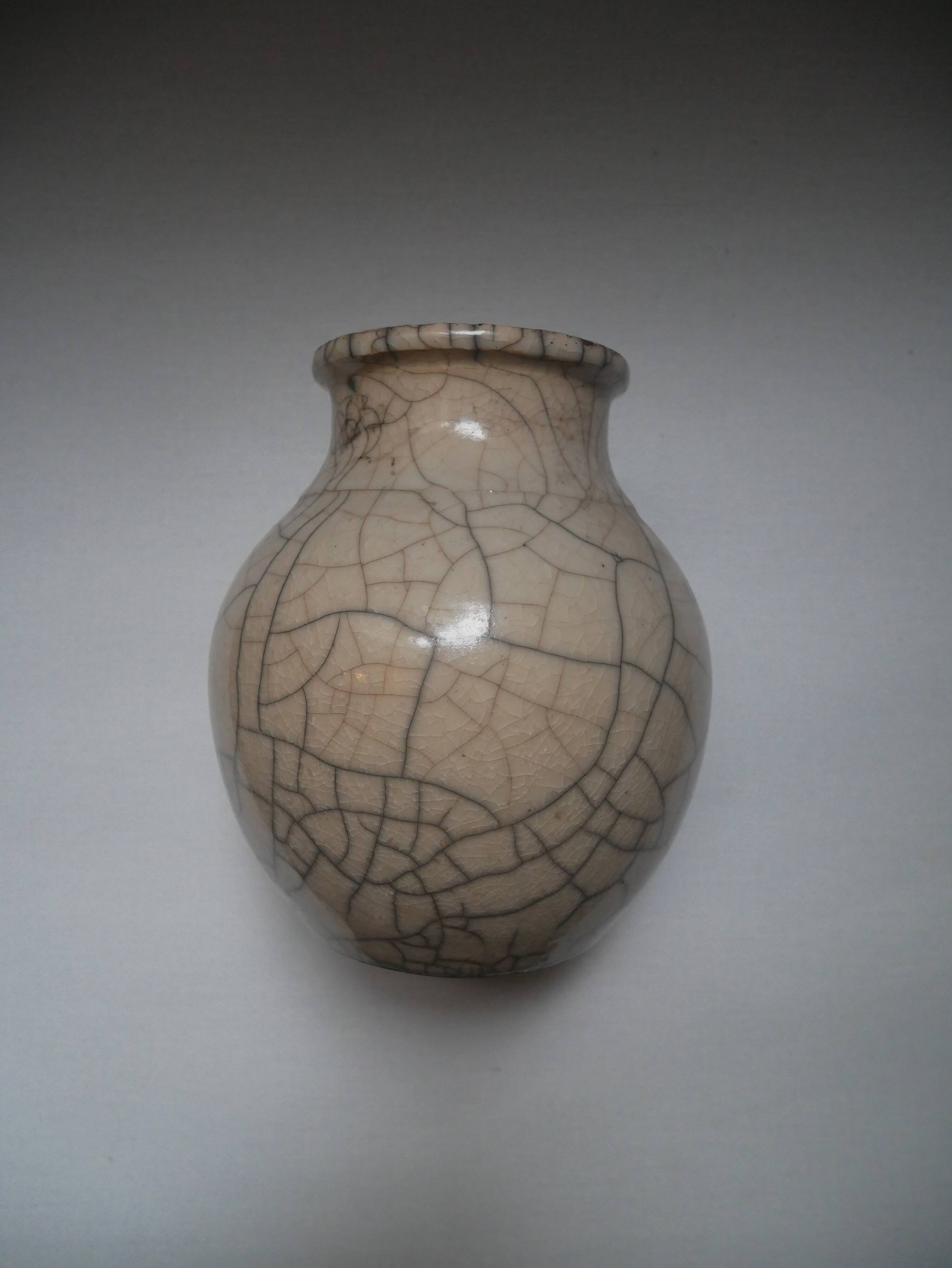 Vase en céramique japandi raku poterie artisanale vintage slow décoration