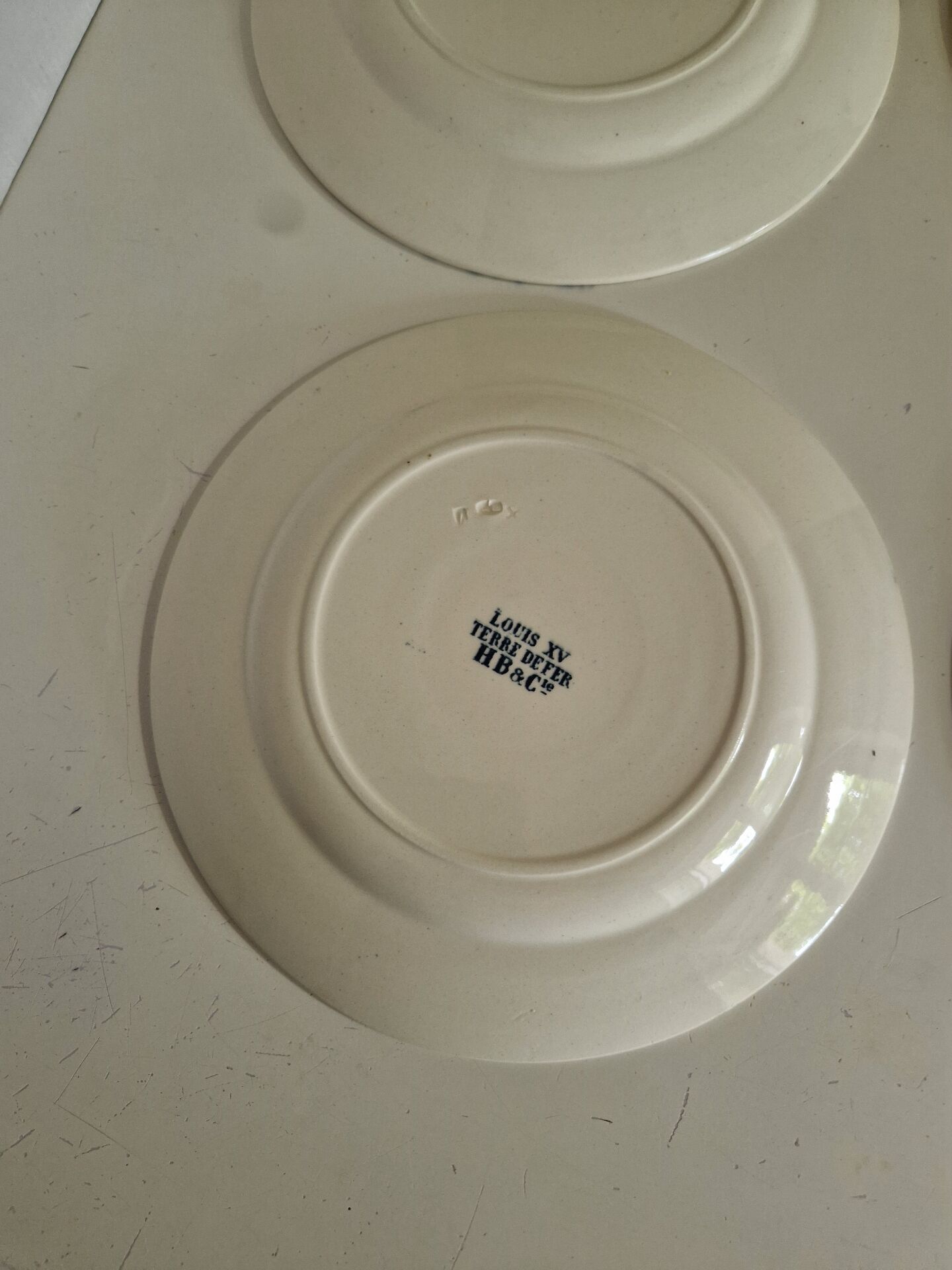 Set of 4 Louis XV Dessert Plates HB & Cie