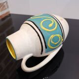 Ceramic W. Germany 474-16 small pitcher vase Retro design vintage 60/70