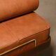 Scandinavian Daybed in Cognac Leather for Horsens Møbelfabrik, Denmark