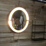 Oval mirror design allibert year 70