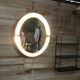 Oval mirror design allibert year 70
