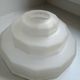 Lampshade pressed glass paste chandelier chandelier art deco wall lamp TBE Ø 13 cm