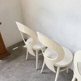 Set of 4 Baumann bistro chairs, Mouette model
