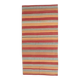 Vintage Turkish Handwoven Flatweave Wool Kilim Rug 116x220