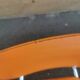 Tubmenager orange vintage chairs