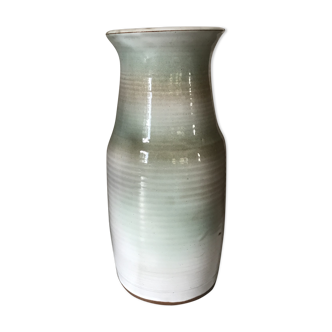 Vintage vase in enamelled ceramic